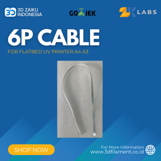 ZKLabs 6P Cable Replacement for Flatbed UV Printer A4 A3